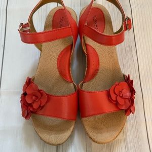 Sonoma Pink Wedge Sandals